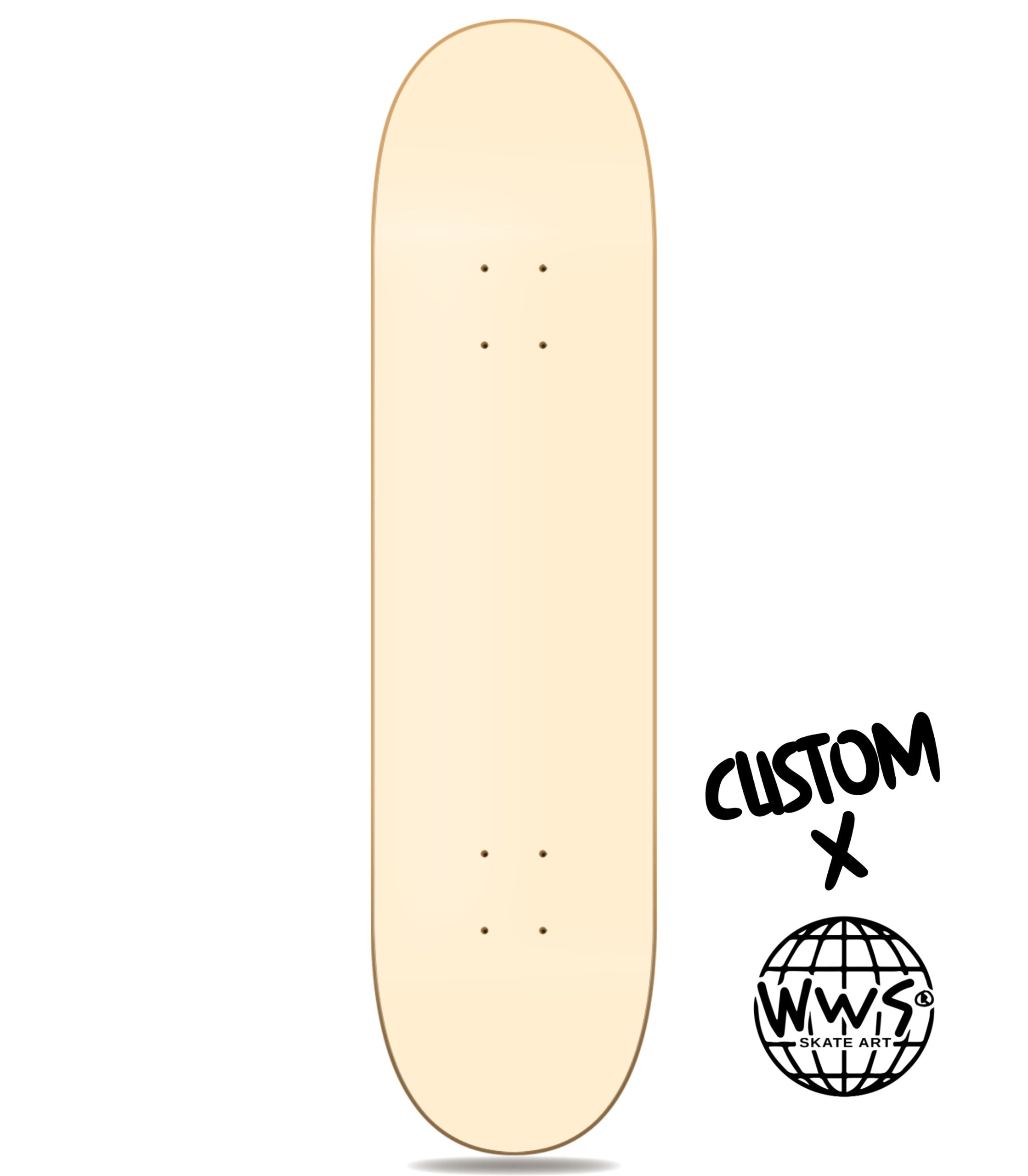 Personalizado 1 Deck - skate personalizado de pared vista 2