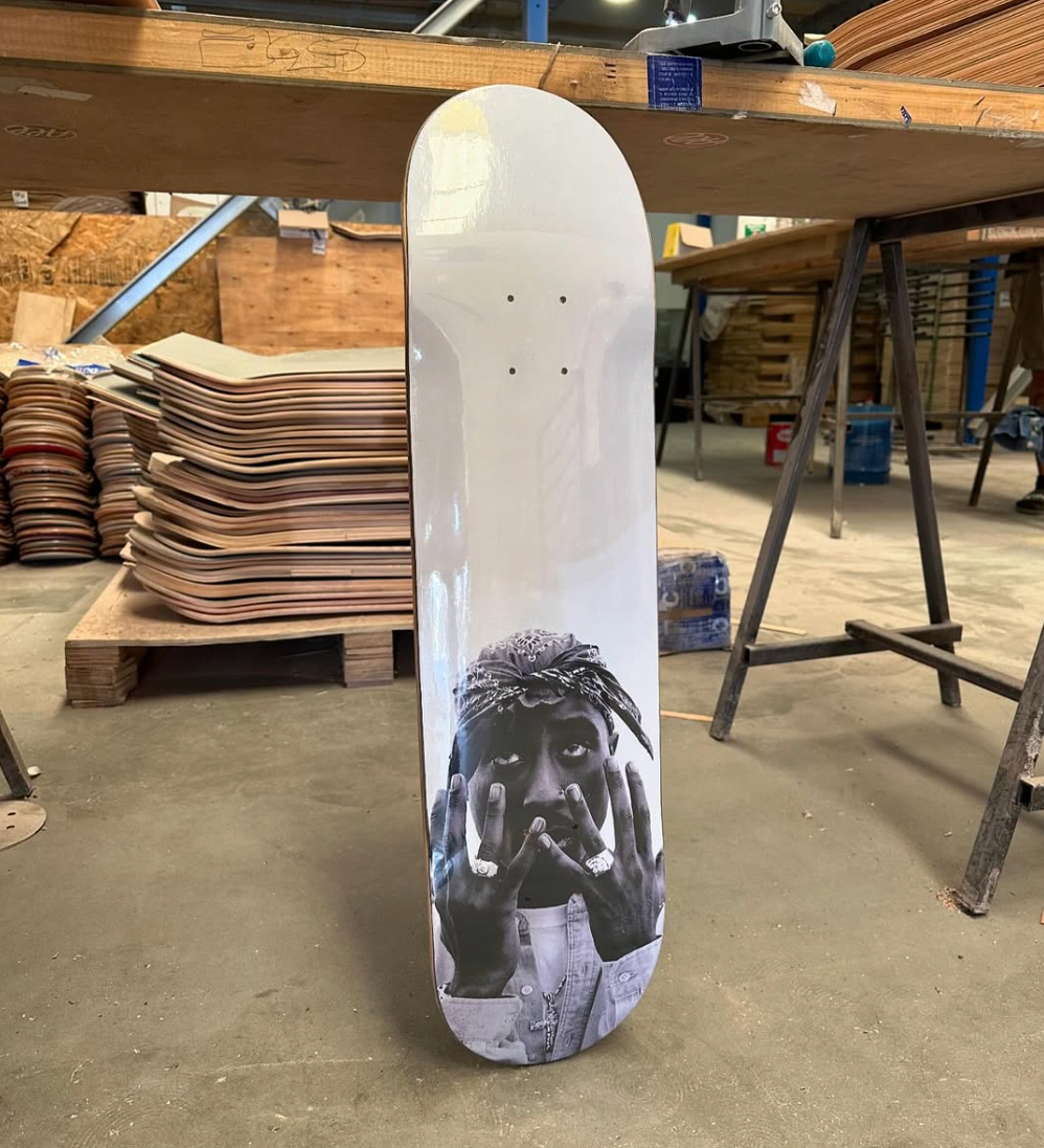 2Pac - skate decorativo música en tabla de skate decorativa