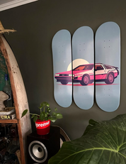DMC - skate decorativo cine y series de pared