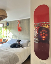 BIG - hip hop en tabla de skate decorativa