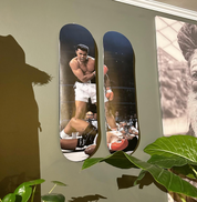 Mohamed KO - Muhammad Ali boxeo en tabla de skate decorativa