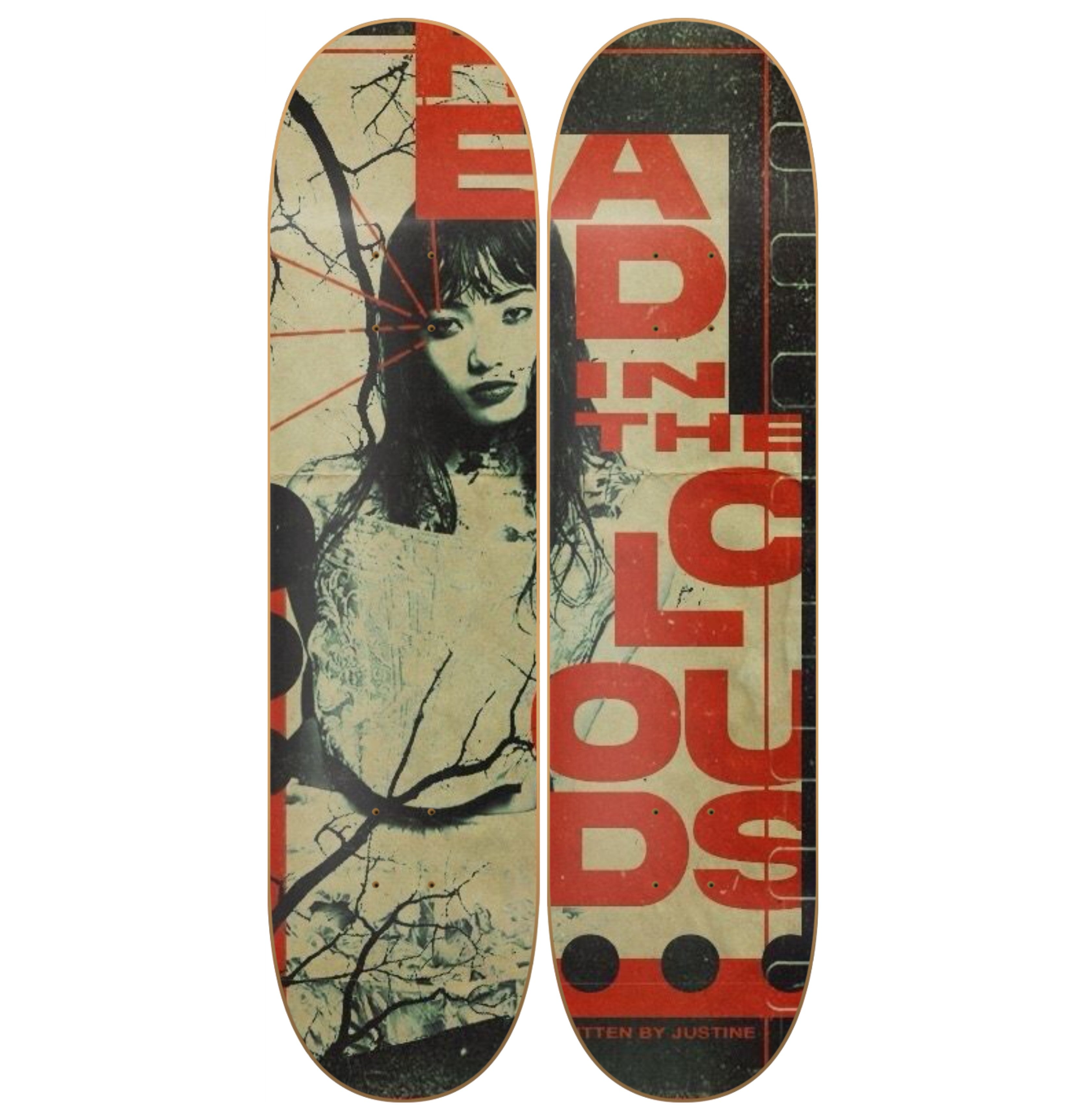Peat - skate decorativo diseño de pared vista 2